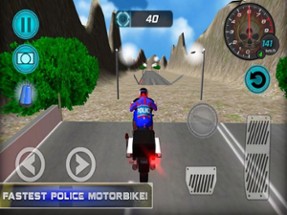 Fast Police Bike:Hero Simulato Image