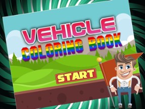 Kids vehicle Coloring In Pictures Book Set For Me Image