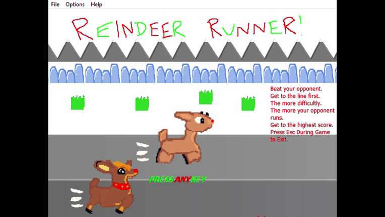 Reindeer Runner Game Cover