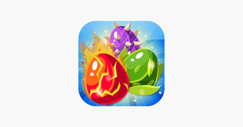 Monster Eggs Mania - The Adventure Free Match 3 Game Cover