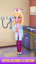 Sophia Grows Up - Makeup, Makeover, Dressup Story Image