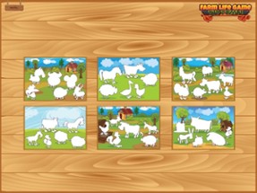 Farm Game: Kid Puzzles Game Image