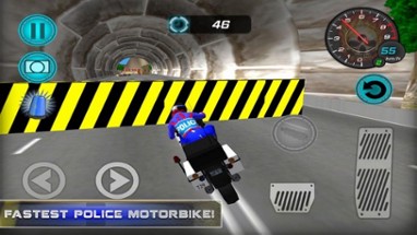 Fast Police Bike:Hero Simulato Image