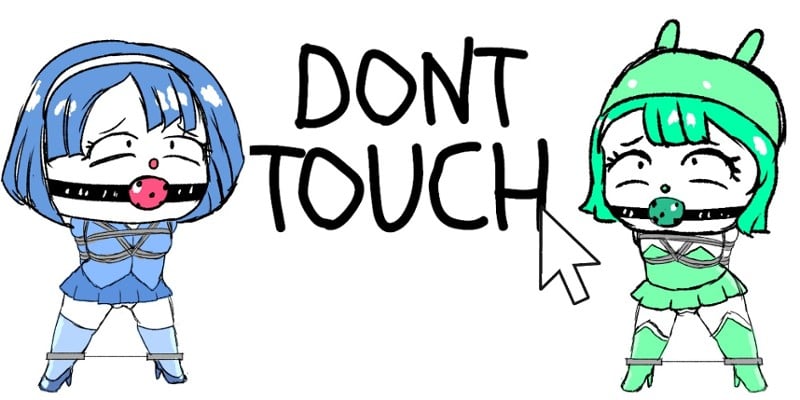 DONT TOUCH Game Cover