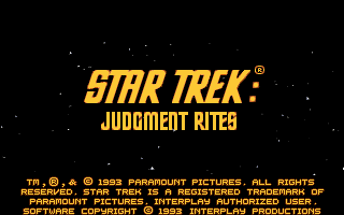 Star Trek: Judgment Rites Image