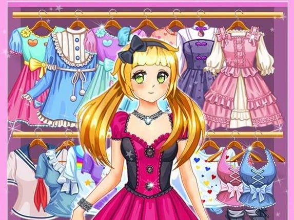 Anime Kawaii Dress Up Game for Girl Game Cover