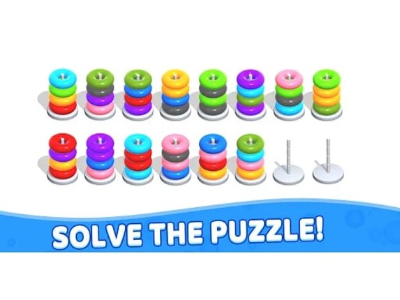 Color Hoop Stack - Puzzle Game Cover