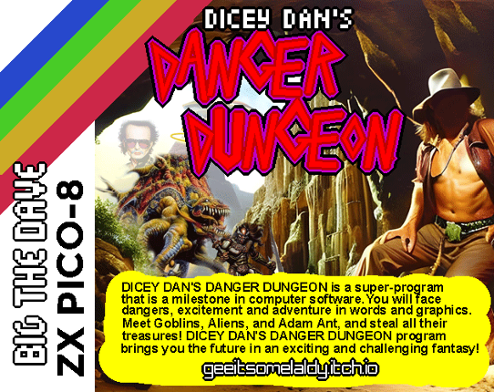 Dicey Dan's Danger Dungeon Game Cover