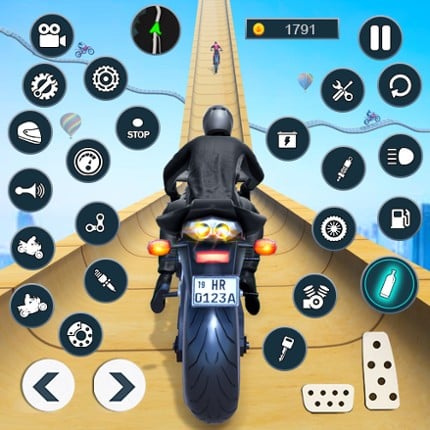 Mega Ramp Stunt Bike Games 3D Game Cover