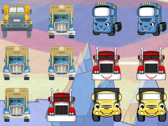 Matching Trucks Game Cover