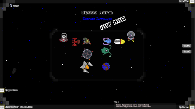 Space Worm Game Cover