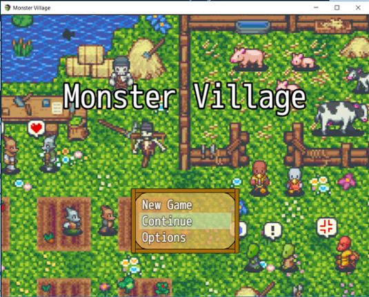 Monster Village Game Cover
