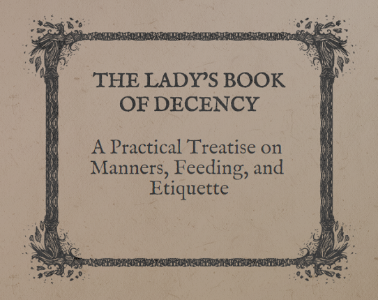The Lady's Book of Decency Game Cover
