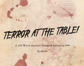 TERROR AT THE TABLE! Image