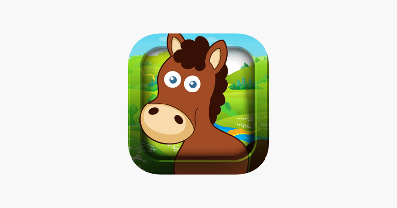 Fun with animals puzzle for kids and toddlers Game Cover