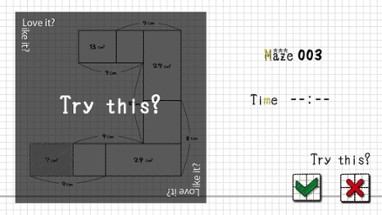 MENSEKI Genius!: Area maze puzzles Image