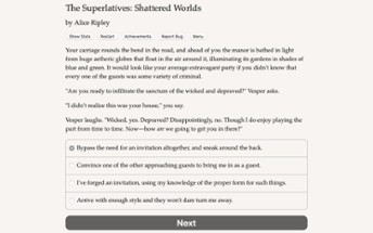 The Superlatives: Shattered Worlds Image