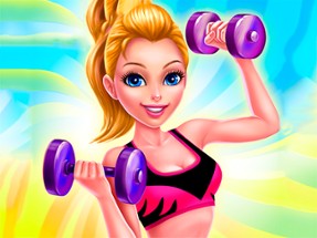 Fitness Girl Dress Up Image