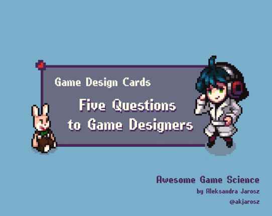 Five Questions to Awesome Game Designers Game Cover