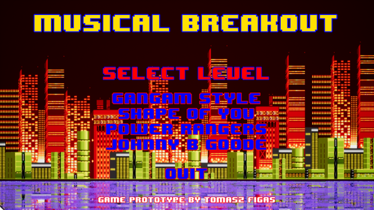 Musical Breakout Game Cover