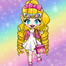 Blonde Chibi Fashion Show Image