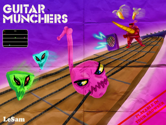 Guitar Munchers Game Cover