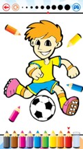 Soccer Football Coloring Book - Sport drawing and painting for kid free game good color HD Image