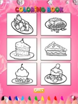 Cupcake Coloring Book HD: Learn to draw and color a cake, free games for children Image