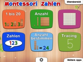 German Montessori Numbers Image