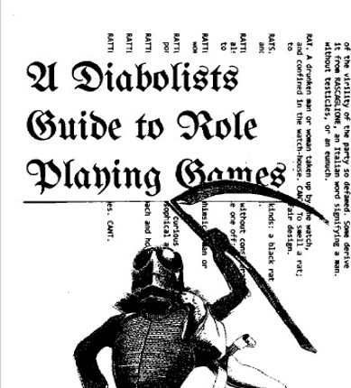 A Diabolists Guide to Role Playing Games Game Cover