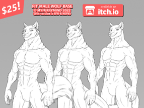 Base - Fit Male Wolf (SFW) Image
