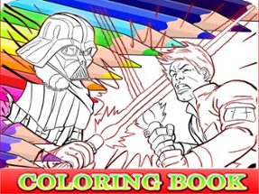 Coloring Book for Darth Vader Image