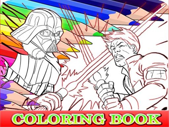 Coloring Book for Darth Vader Game Cover