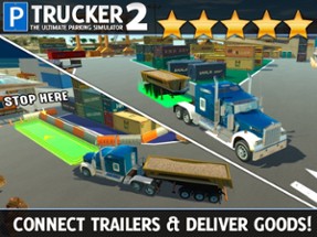 Trucker Parking Simulator 2 a Real Monster Truck &amp; Lorry Driving Test Image