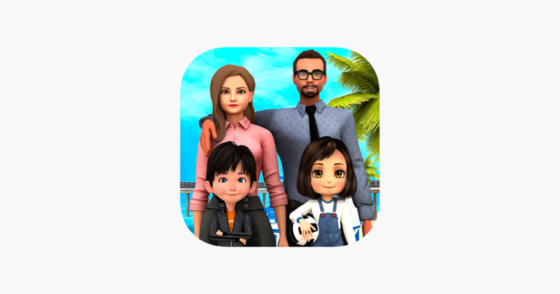 Virtual Super Dad &amp; Mother Sim Game Cover