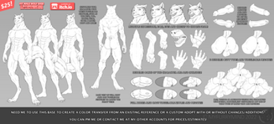 Base - Fit Male Wolf (SFW) Image