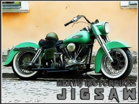 Heavy Motorbikes Jigsaw Image