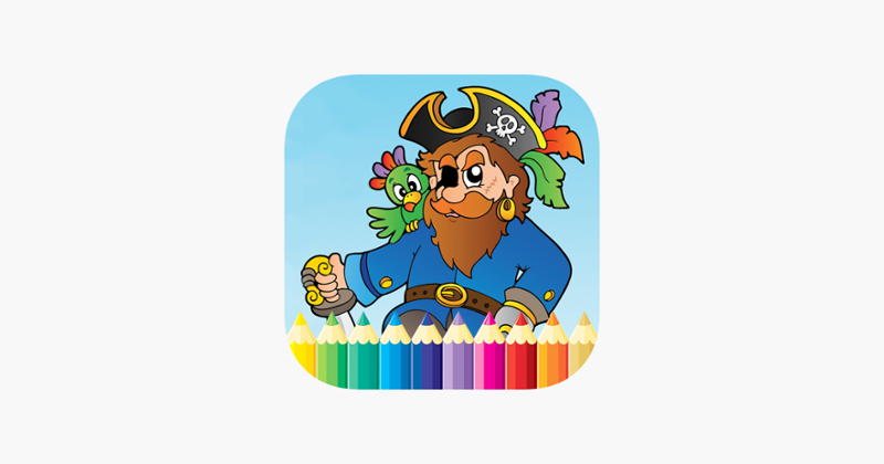 Pirate Coloring Book - Sea Drawing for Kids Free Games Game Cover