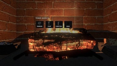 Virtual Interactive Fireplace Image