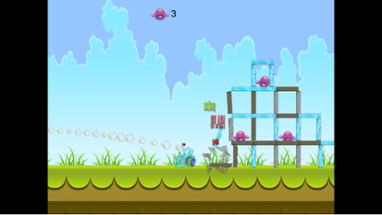 One Button Controlled - Angry Monsters - Accessible Game Image