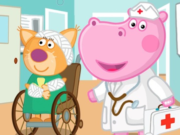 Emergency Hospital Hippo Doctor Game Cover