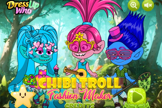 Chibi Troll Fashion Maker Game Cover