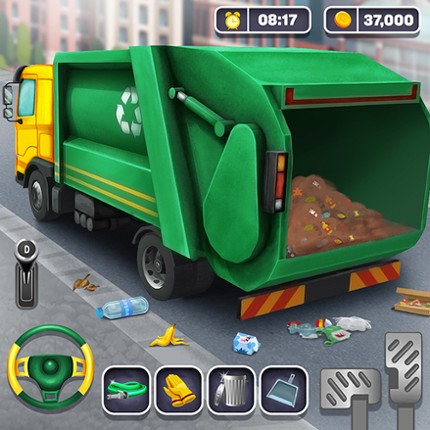 Kids Road Cleaner Truck Game Game Cover