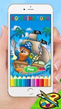 Pirate Coloring Book - Sea Drawing for Kids Free Games Image