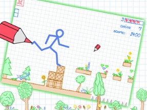 Stickman Adventure on Paper - Block Puzzle Game Image