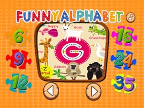 ABC ZOO Alphabet Jigsaw Puzzle Kids Games Learning Image