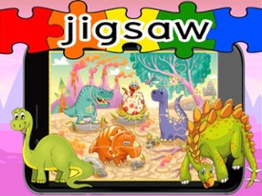 Dino Puzzle Game For Kid Free Jigsaw For Preschool Image