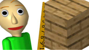 Baldi but Minecraft floor Image