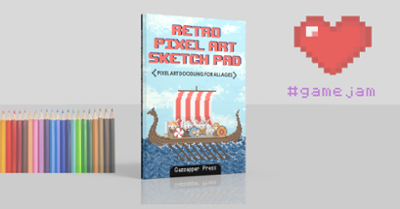 Retro Pixel Art Sketch Pad Image