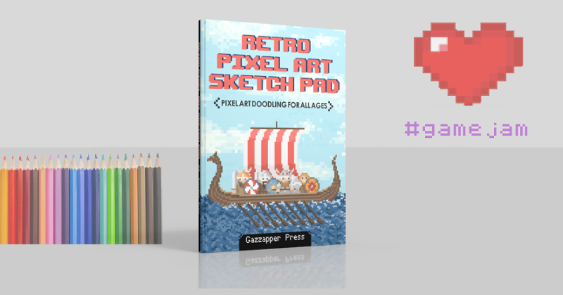 Retro Pixel Art Sketch Pad Game Cover